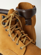 TOTEME - Shearling-Lined Suede Boots - Brown