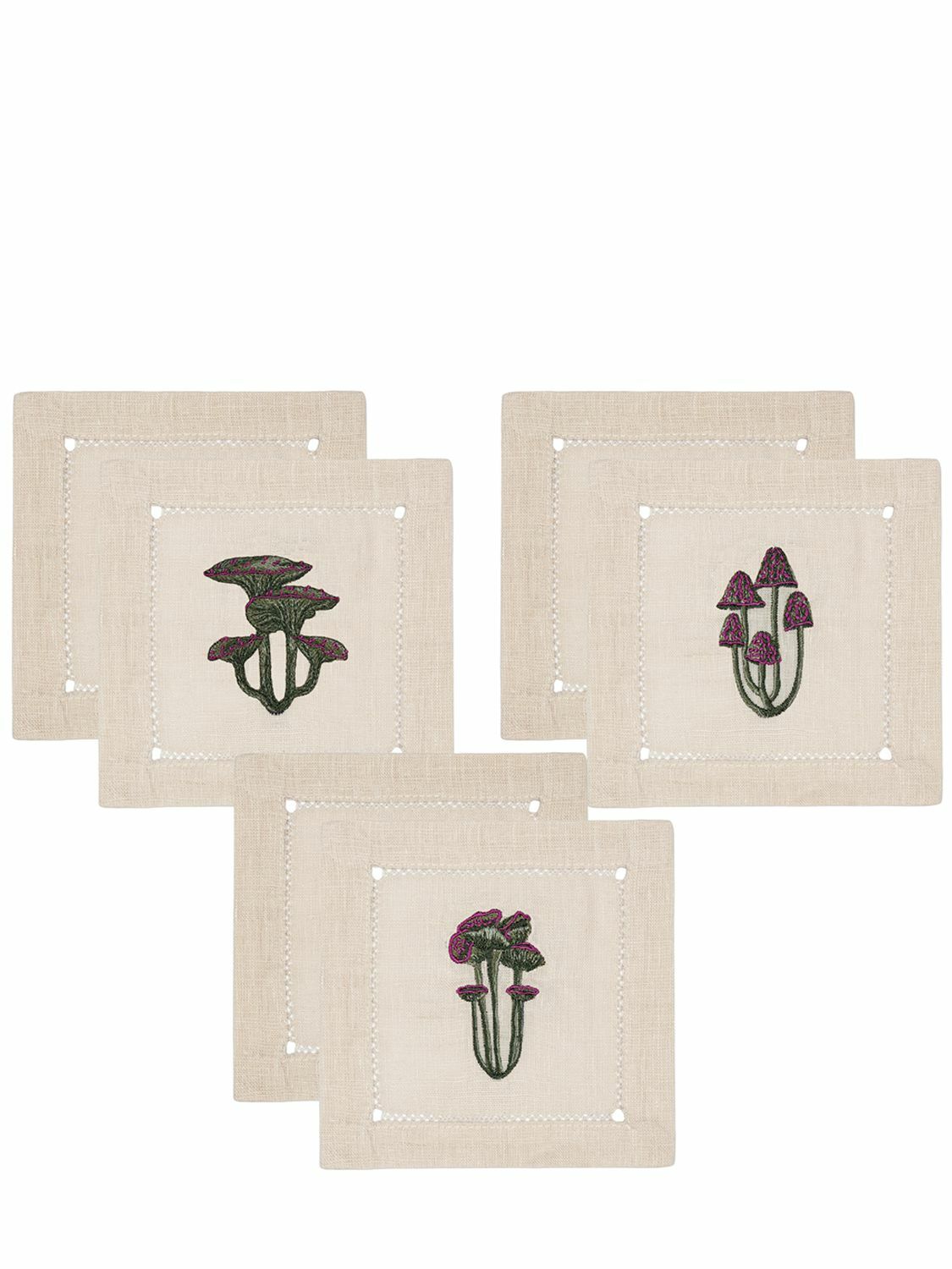 JOHANNA ORTIZ - Set Of 6 Cocktail Napkins