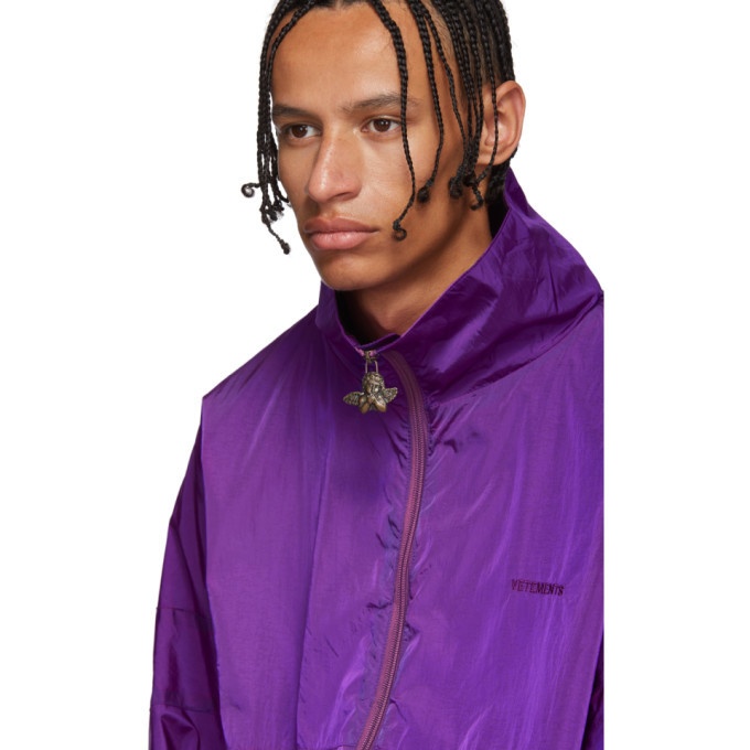 Vetements Purple Angel Track Jacket