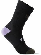 MAAP - Flag Colour-Block Stretch-Knit Cycling Socks - Black