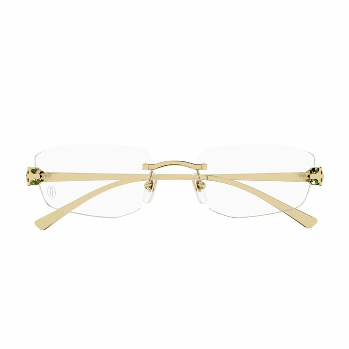 Photo: Cartier Eyewear Ct0494o Panthère De Cartier 001 Gold Glasses