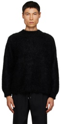 Fumito Ganryu Black Flare Sweater