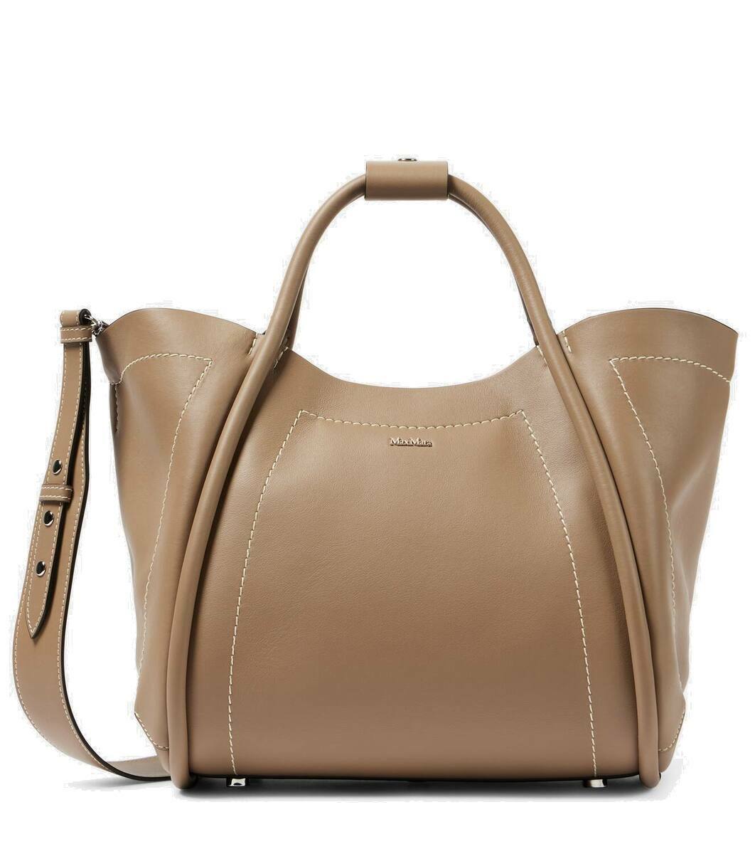 Max Mara Marins Small leather tote bag Max Mara