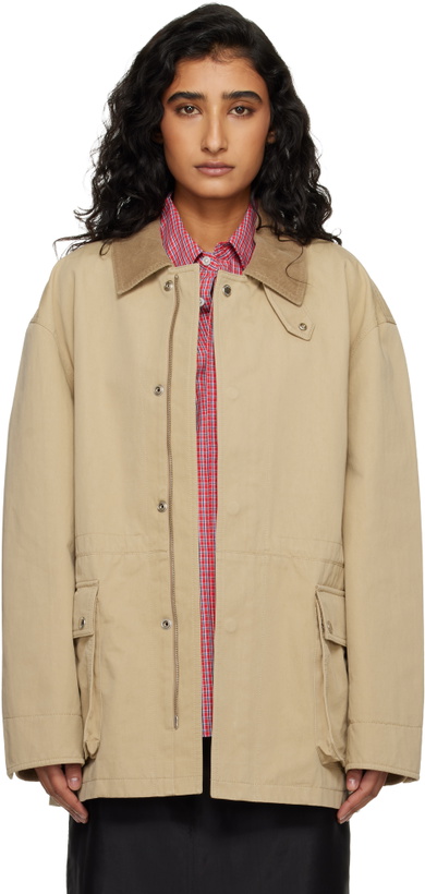 Photo: Dunst Beige Cotton Chore Jacket
