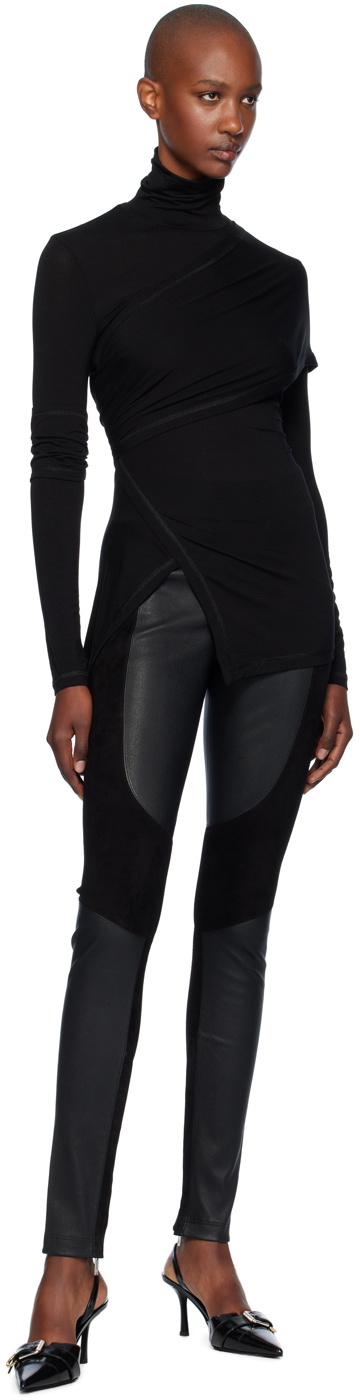 Helmut Lang Black Protection Turtleneck