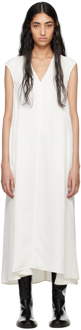 Studio Nicholson White Beck Maxi Dress