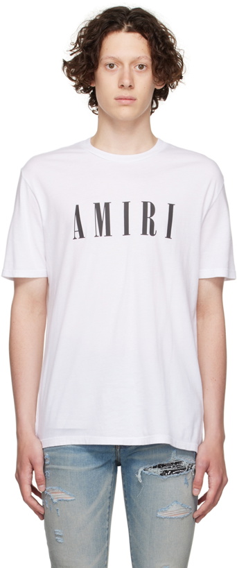 Photo: AMIRI White Core Logo T-Shirt