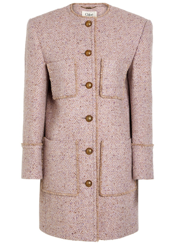 Photo: Chloe Tweed Coat Violet