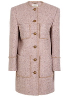 Chloe Tweed Coat Violet