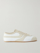 Dries Van Noten - Suede-Trimmed Leather Sneakers - White