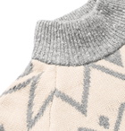 Brunello Cucinelli - Fair Isle Wool-Blend Sweater - Men - Gray