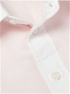 Thom Browne - Grosgrain-Trimmed Supima Cotton Oxford Shirt - Pink
