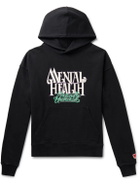 Emotionally Unavailable - Emotionally Unavailable Printed Cotton-Jersey Hoodie - Black