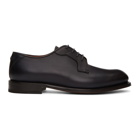 Ermenegildo Zegna Black Calfskin Derbys