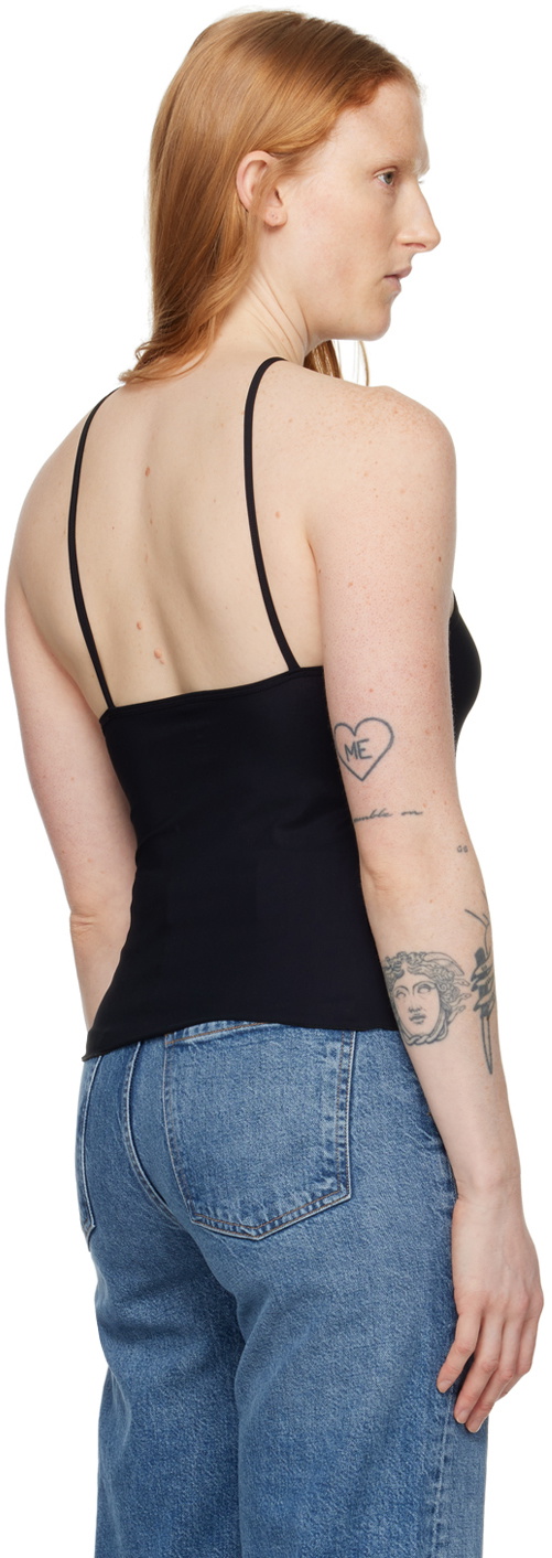 Filippa K Black Asymmetric Tank Top