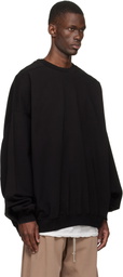Rick Owens DRKSHDW Black Temple Hun Crewneck Sweatshirt