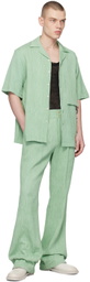TAAKK Green Flared Trousers