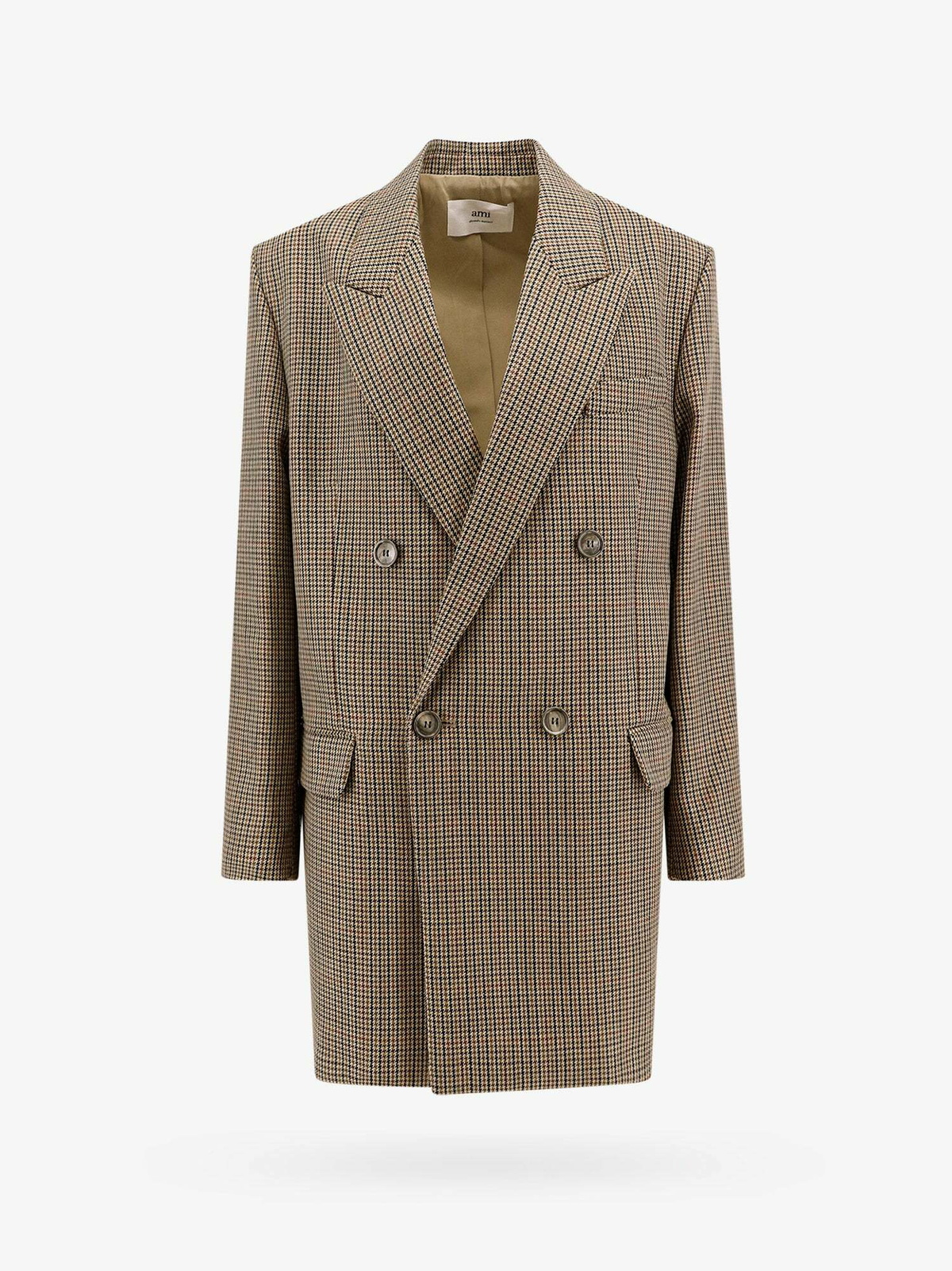 アウターその他 AMI PARIS Woman Blazer Beige FBV311WV0032 270 Ami Paris Blazer Beige Womens AMI