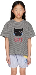 Jellymallow Kids Black 'Chat' T-Shirt