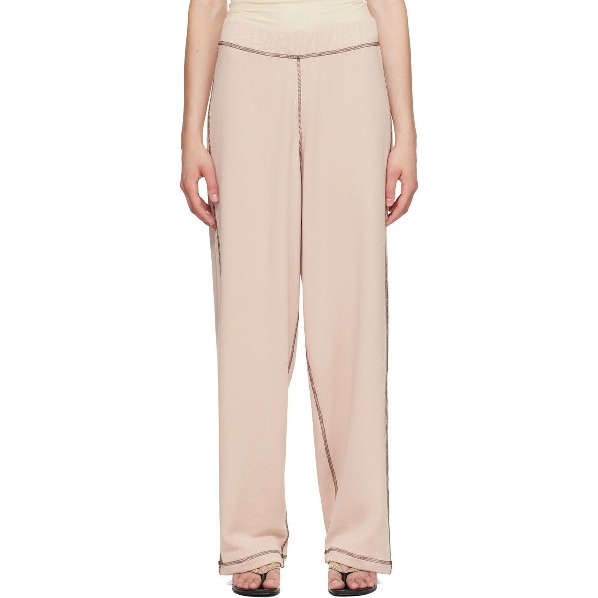 Baserange Pink Fold Sweatpants