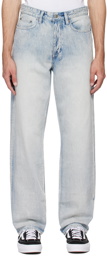 Ksubi Blue Anti K Lock Up Phase Out Jeans