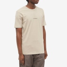 C.P. Company Men's Centre Logo T-Shirt in Cobblestone