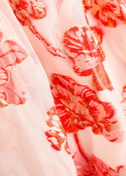 Sister Jane Willa Floral-jacquard Organza Midi Dress Pink