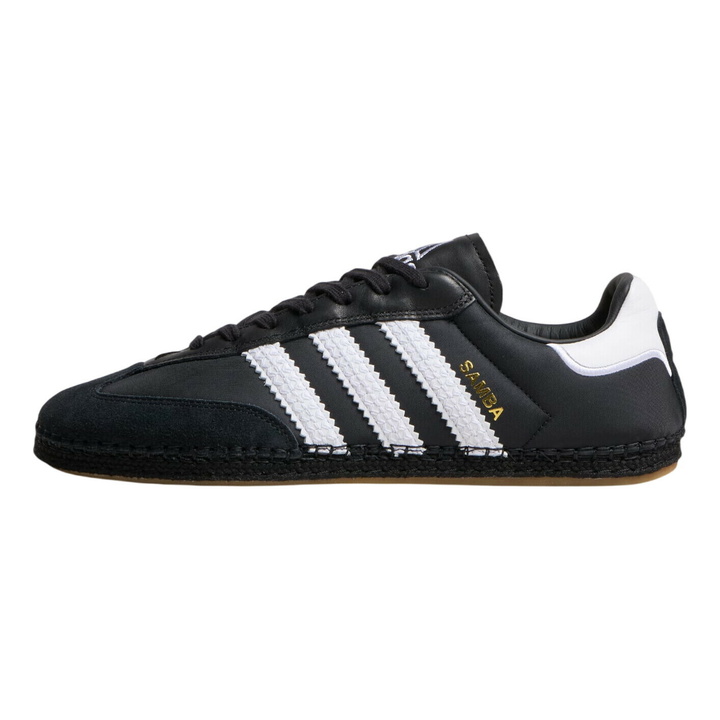 Photo: Adidas Men's x CLOT Samba Espadrille Sneaker in Core Black/White/Core Black