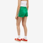 Adidas Women's 3 Stripe Short in Green