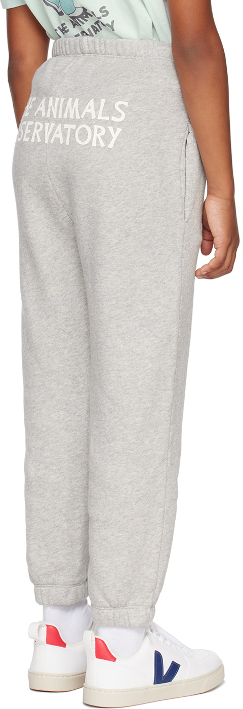 The Animals Observatory Kids Gray Dromedary Sweatpants