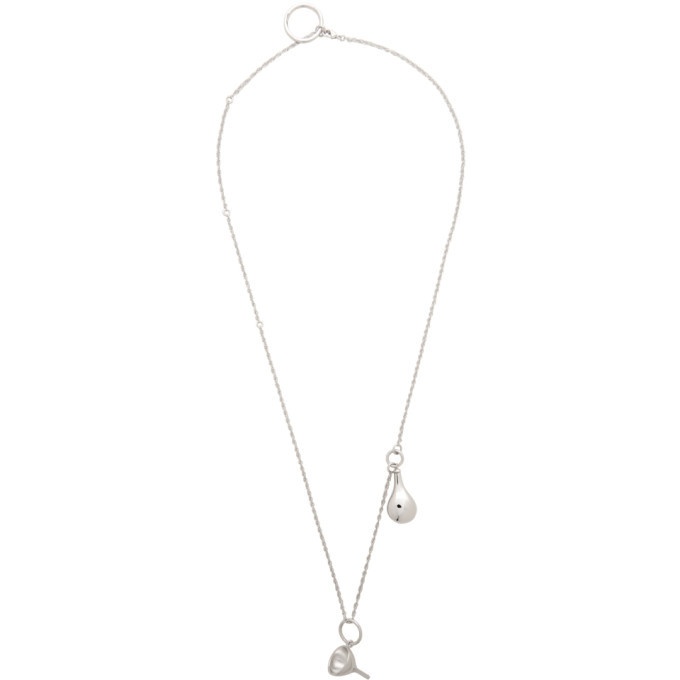 Photo: Lemaire Silver Small Perfume Bottle Pendant Necklace