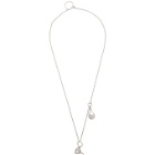 Lemaire Silver Small Perfume Bottle Pendant Necklace