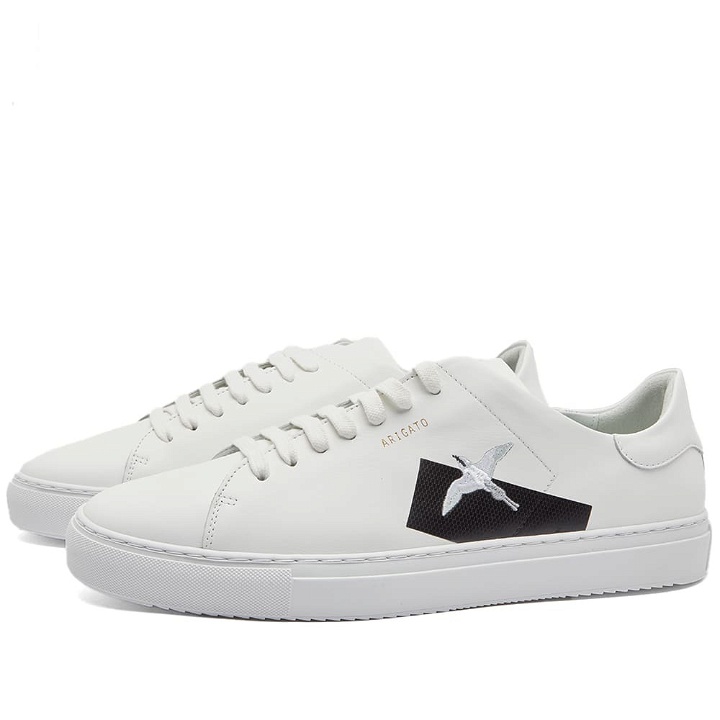 Photo: Axel Arigato Men's Clean 90 Taped Bird Sneakers in White