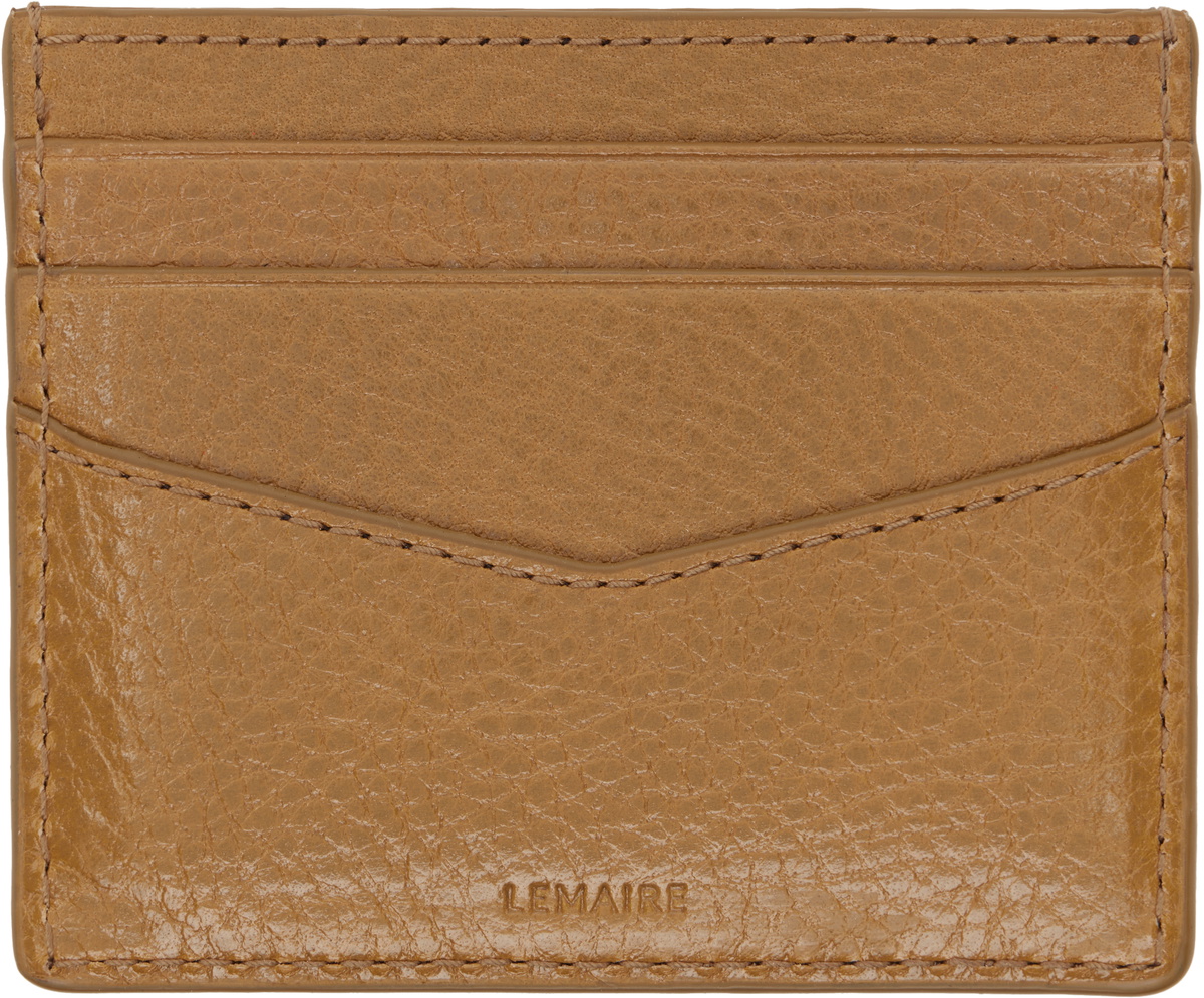 LEMAIRE Tan Gear Card Holder