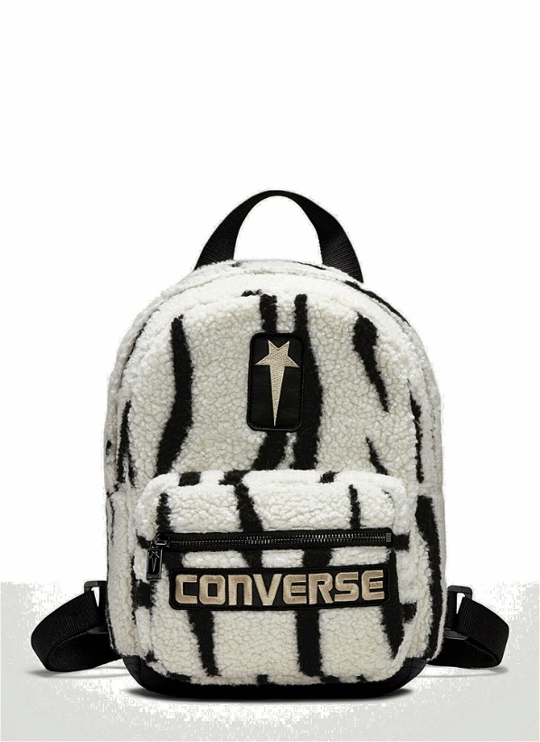 Photo: Rick Owens DRKSHDW X Converse - Go Lo Backpack in White