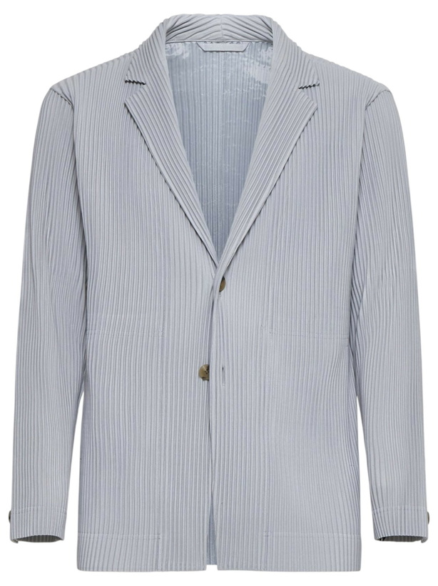 Photo: Homme Plissé Issey Miyake Pleated Fabric Single-breasted Blazer
