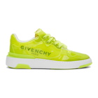 Givenchy Yellow Translucent Wing Low Sneakers