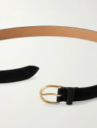 MORJAS - 3cm Suede Belt - Black