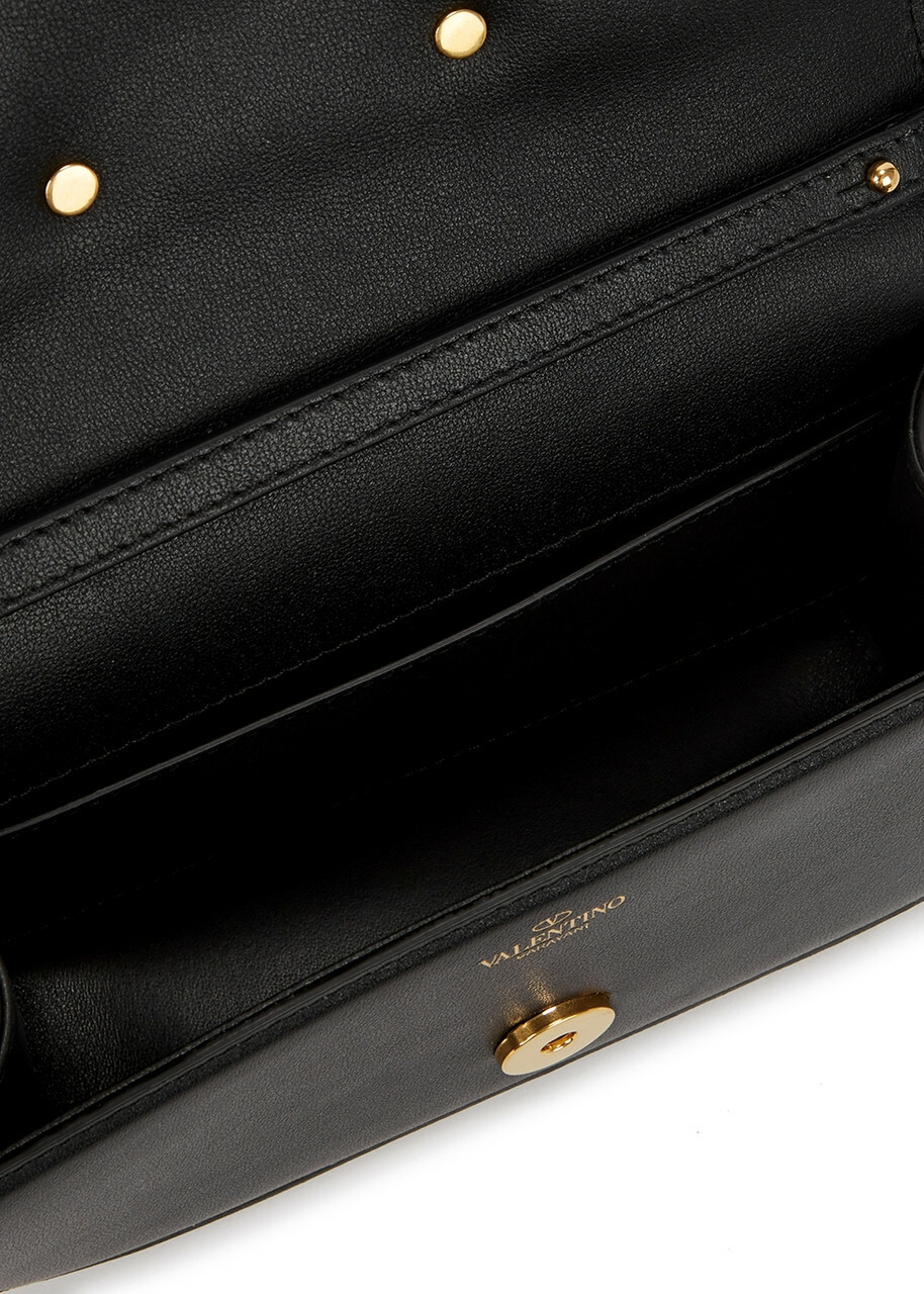 Valentino Garavani Locò Small Leather Shoulder bag - Black