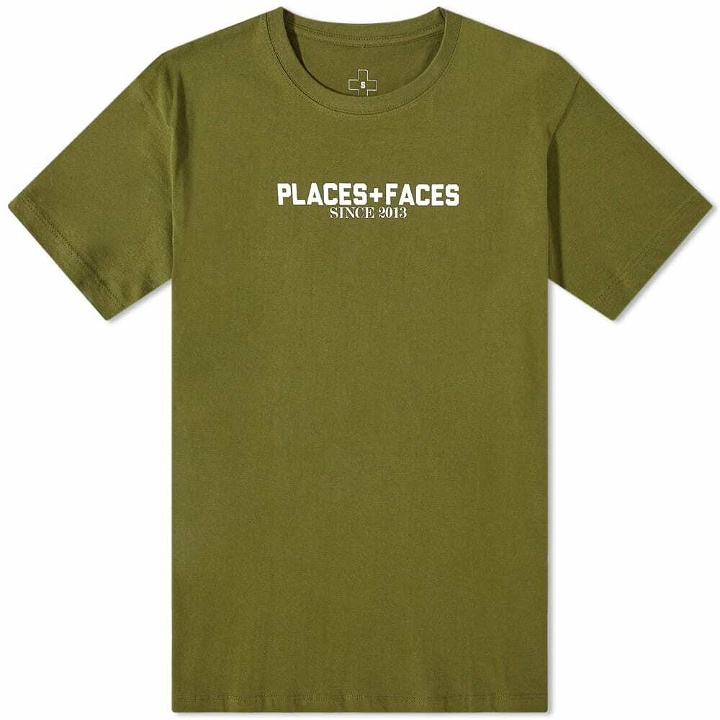Photo: PLACES+FACES Men's 2013 Logo T-Shirt in Green