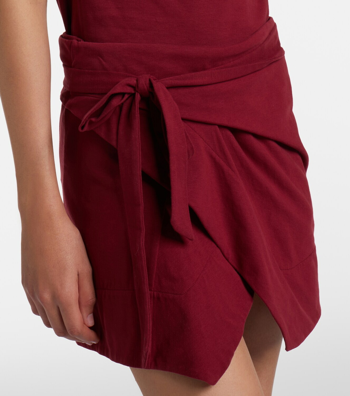 Isabel Marant Berenice draped cotton wrap skirt