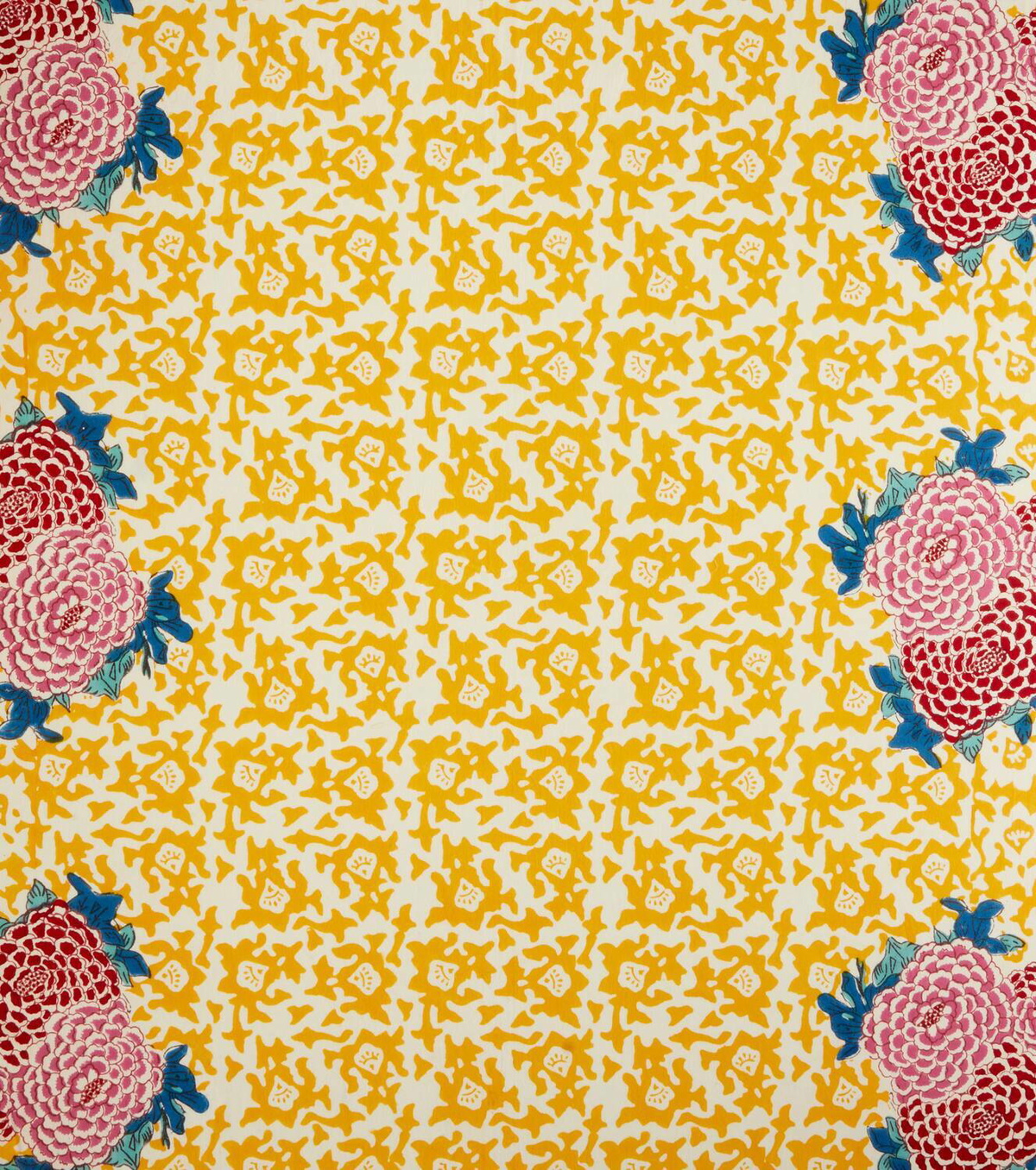 Lisa Corti Arabesque Corolla Large cotton tablecloth
