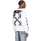 Off-White White Caravaggio Square Arrows Slim Sweatshirt