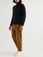Barena - Slim-Fit Ribbed Merino Wool Rollneck Sweater - Blue