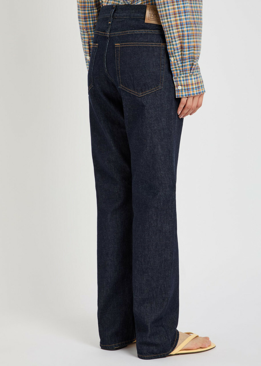 Toteme Straight-leg Jeans Dark Blue