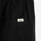 Tekla Fabrics Poplin Sleep Pant in All Black