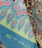 Etro Paisley silk scarf