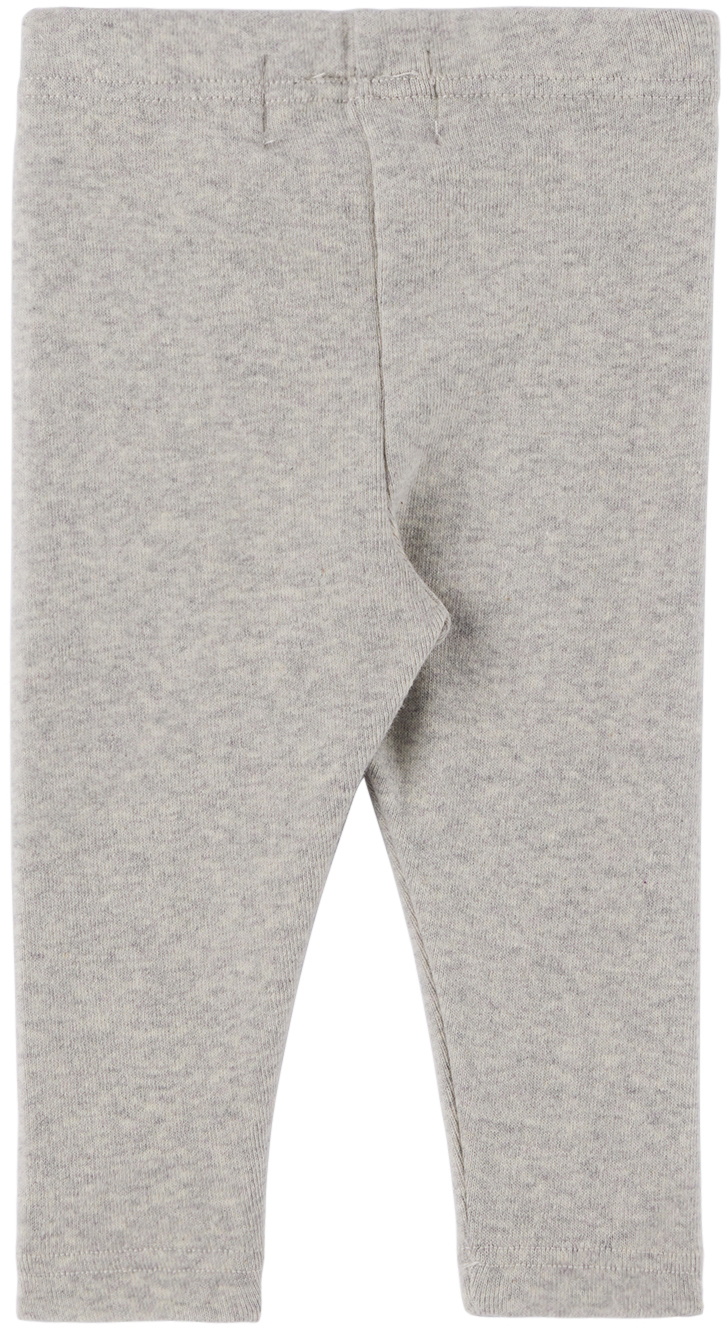 Bobo Choses Baby Gray Mr. Birdie Leggings