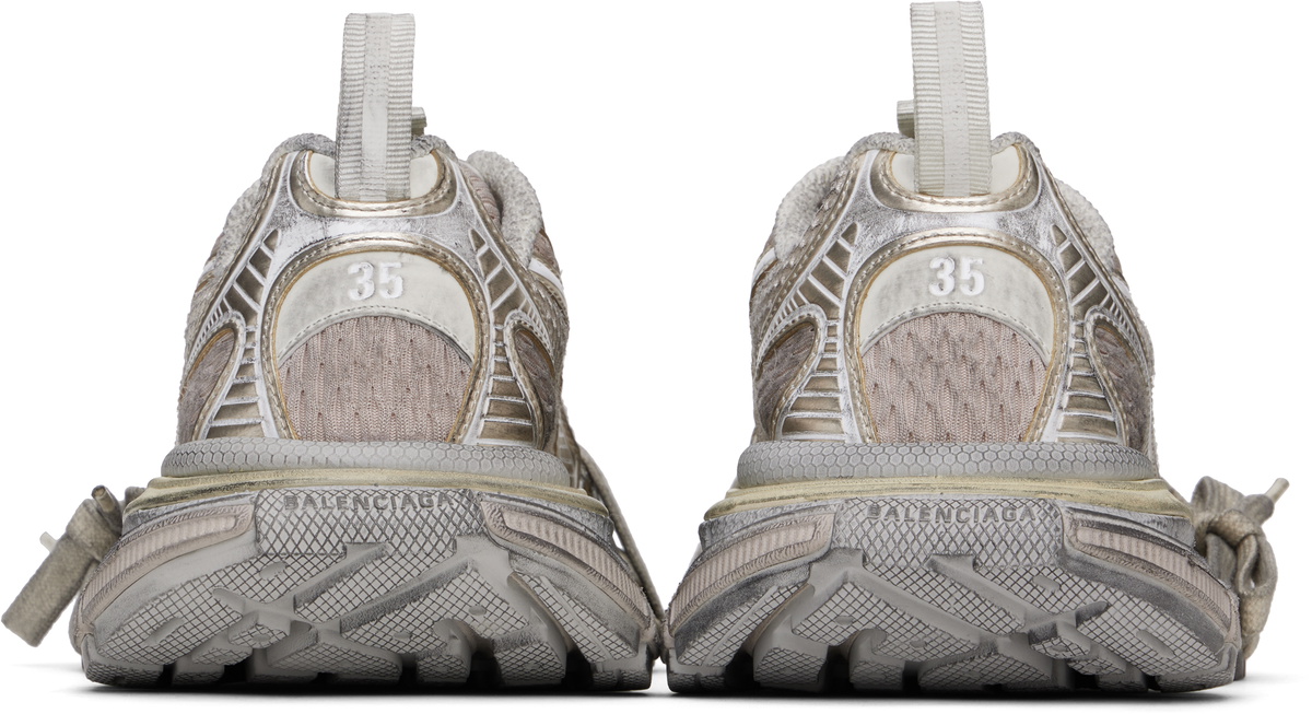 Balenciaga Silver & Beige 3XL Sneakers Balenciaga