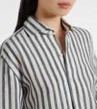 Ralph Lauren Collection Capri striped linen shirt